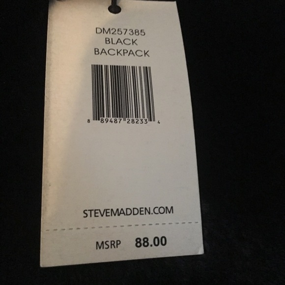 NWT Steve Madden Large Faux Fur Backpack - Picture 6 of 7